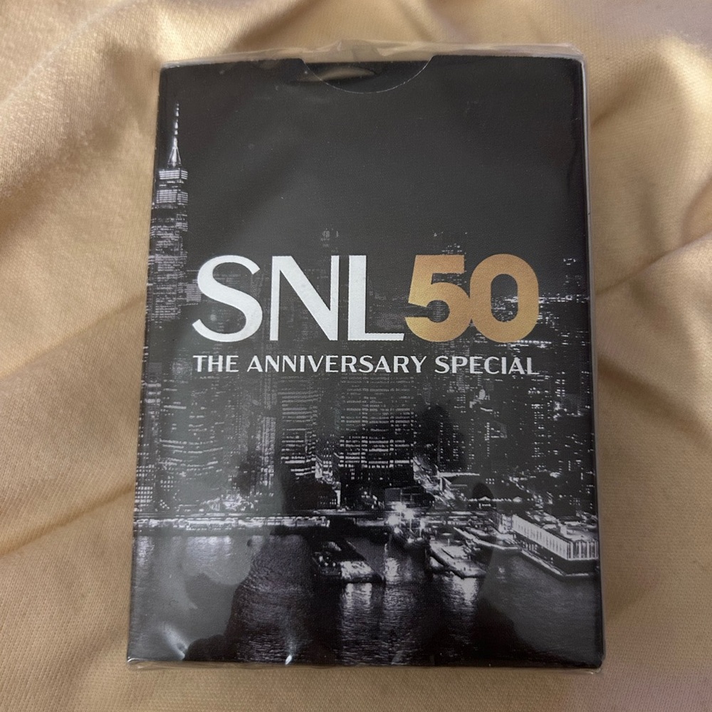 SNL 50 The Anniversary Special Card Game - Black and Gold
